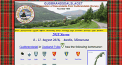 Desktop Screenshot of gudbrandlag.org