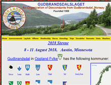 Tablet Screenshot of gudbrandlag.org